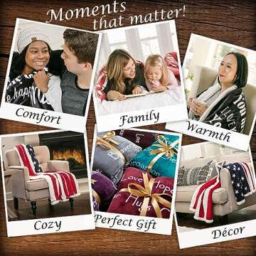 Chanasya Premium Patiotic US Flag Print Sherpa Throw Blanket - Lightweight Microfiber for Couch and Bed - Great Gift for Veteran, Friend, Men, Women, Proud American House (60x70 Inches)