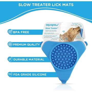 Aquapaw Lick Mat - Dog Slow Feeder & Toy