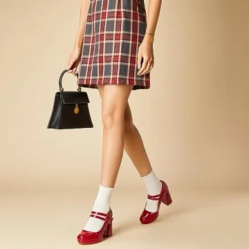 Trary Mary Jane Platform Shoes - Stylish Chunky Heels for Women