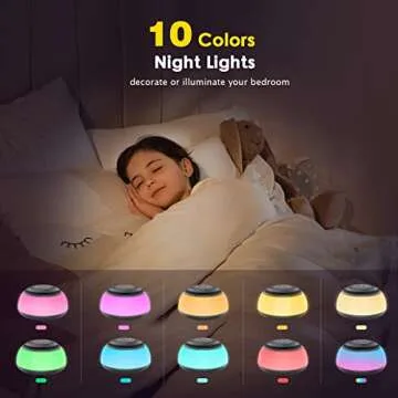 IUTEPI White Noise Machine with Night Light - Soothing Sounds