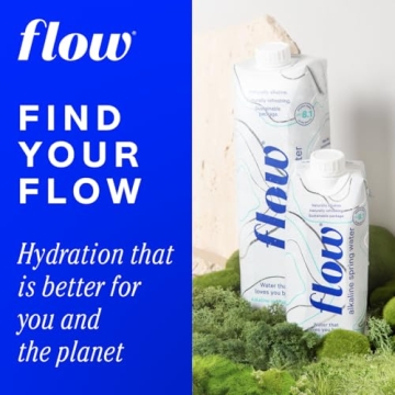 Flow Alkaline Spring Water - Naturally Alkaline, 12-Pack
