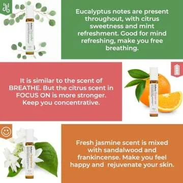 Benatu Essential Oil Blends Set for Stress Relief and Wellness