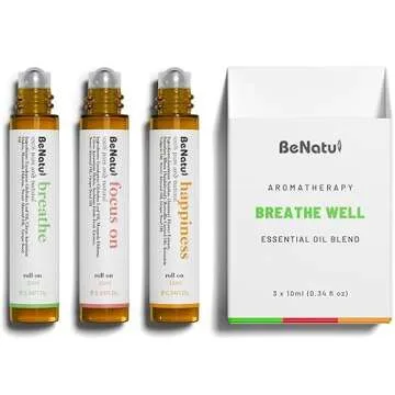 Benatu Essential Oil Blends Set for Stress Relief and Wellness