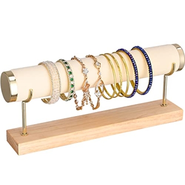 Aqerimit Bracelet Display Holder Bangle Storage Single Tier T-bar Stand Towers for Jewelry Wrist Wat...