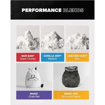 Friction Labs Gorilla Grip Chunky Texture The New Standard in Chalk for Rock Climbing, Crossfit and Powerlifting, 5 oz./142 g, Chalk White (FL-CHALK-GG-05-VXP)