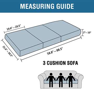 H.VERSAILTEX Super Stretch Cushions Covers Slipcover