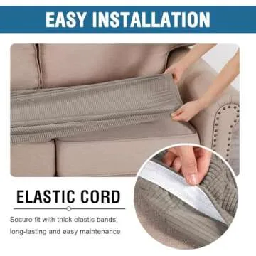 H.VERSAILTEX Super Stretch Cushions Covers Slipcover