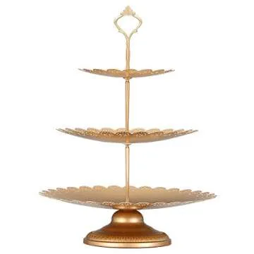 Buy XINLIYA Antique Gold Cake Stands Set for Celebrations