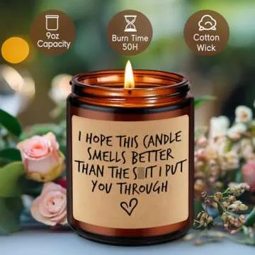 Fairy's Gift Candle with Humorous Sayings for All Occasions