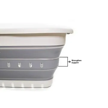 SAMMART 41L Collapsible Laundry Basket - Space-Saving Design