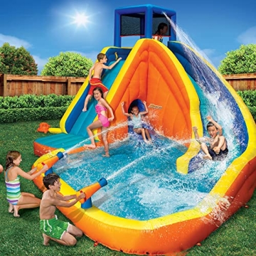 Banzai Sidewinder Falls Inflatable Kids Water Park for Summer Fun