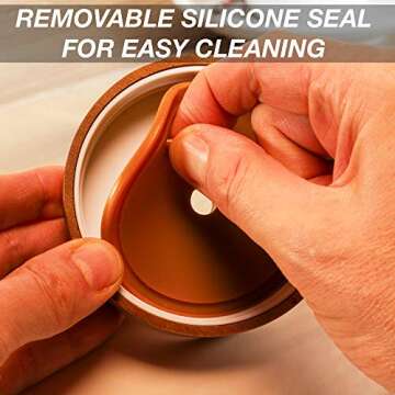 Kitchen Charisma Mason Jar Wooden Lids for Ball Jars Only With 4 Reusable Stainless Steel Drinking Straws - 4 Lids Wide Mouth 3.25 in, Regular Mouth 2.5 in Opening Acacia - Drink Lids for Canning Jars