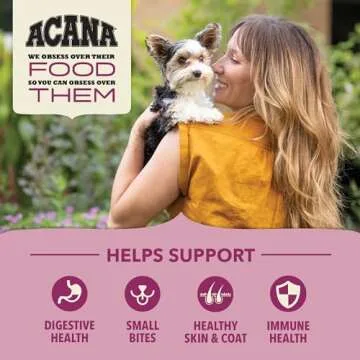 ACANA Wholesome Grains Dry Dog Food, Small Breed Recipe, Chicken and Turkey Dog Food, 11.5lb