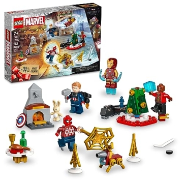 LEGO Marvel Avengers 2023 Advent Calendar 76267 - Holiday Countdown Playset with Daily Collectible S...