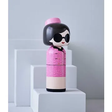 Lucie Kaas Kokeshi Dolls Jackie Unique Collectible