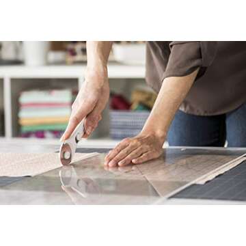 Cricut Self Healing Cutting Mat - Cricut Mat for use with Cricut TrueControl Knife, Rotary Cutter, Craft Knife, Xacto Knife - 18" x 24", 2X Healing, Thick-Surface Cricut Cutting Mat, Blue