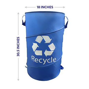 Penguin Purchasing Pop Up Trash Container 2 Pack Bundle