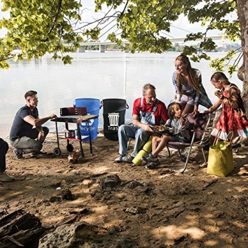 Penguin Purchasing Pop Up Trash Container 2 Pack Bundle