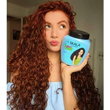 SKALA Mais Cachos Hair Type 3ABC - Eliminate Anti Frizz, For Curly Hair -2 in 1 Conditioning Treatment Cream and Cream To Comb 100% VEGAN 35.2 Oz (1 Pack)