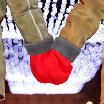 Couple Lovers Warm Christmas Mittens for Couples