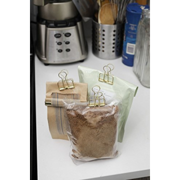 Elegant Kikkerland Gold Wire Clips for Stylish Organization