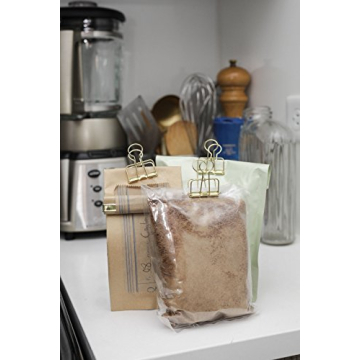 Elegant Kikkerland Gold Wire Clips for Stylish Organization