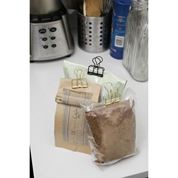 Elegant Kikkerland Gold Wire Clips for Stylish Organization