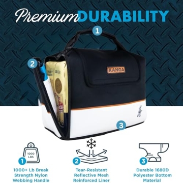 Kanga Insulated Soft Cooler Bag for Drinks and Beverages