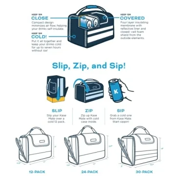 Kanga Insulated Soft Cooler Bag for Drinks and Beverages