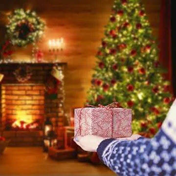 Lainrrew 3 Rolls Christmas Twine, 984 Feet Bakers Twine Natural Jute Twine Cotton Twine Packing String Cord Rope for Gift Wrapping, Baking, Arts Crafts, Gardening, Festival Decoration (Mix 4)