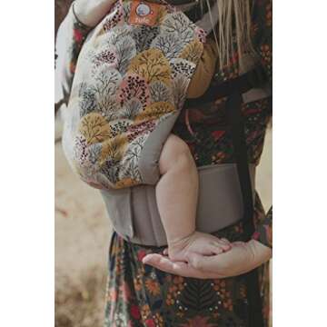 Tula Ergonomic Carrier, Message in A Bottle-Standard Size(Baby), 15-45 pounds (Standard, Shenandoah)