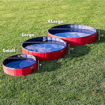 Durable Foldable Dog Pool for Small Pets and Kids