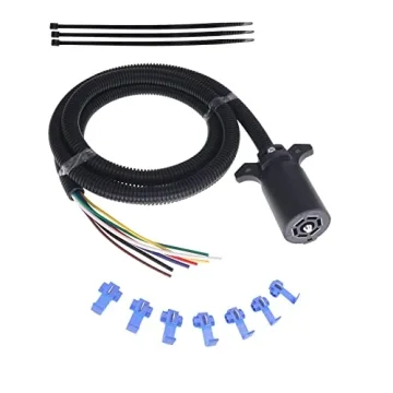 NEWSUN® 8.2ft RV-Ready 7-Way Plug Cord Wiring Harness