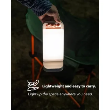 Lepwings Camping Lantern – 6000mAh Outdoor Solar Light
