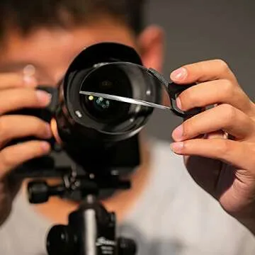 KOGJAERS Lens Prism Handheld Diopter Filter 79mm Foreground Blur for Creative Photography - Perfect ...