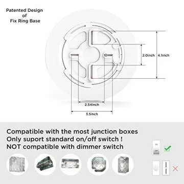 Ocioc LED Flush Mount Ceiling Light for Modern Spaces