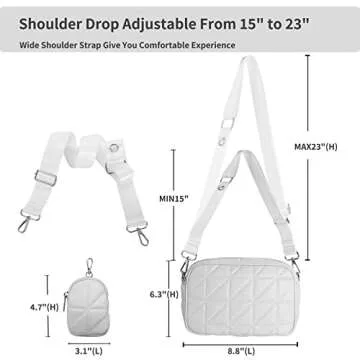 Stylish AOCINA Small Coin Purse Crossbody Bag for Women