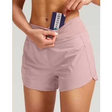 G Gradual Women's Athletic Shorts with Phone Pockets