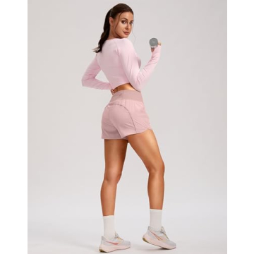 G Gradual Women's Athletic Shorts with Phone Pockets