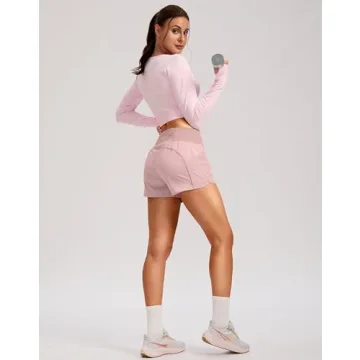 G Gradual Women's Athletic Shorts with Phone Pockets