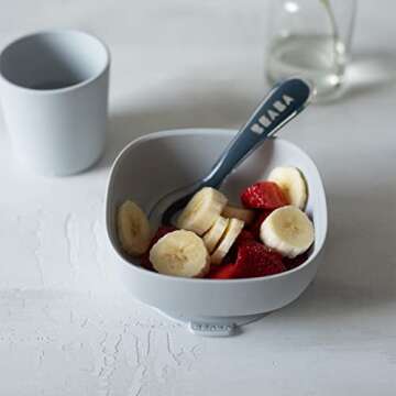 Beaba Silicone Suction Baby Bowl - Silicone Bowl, Toddler Bowls, Baby Bowls First Stage, Baby Necessities, Baby Essentials, Toddler Baby Feeding, Cloud