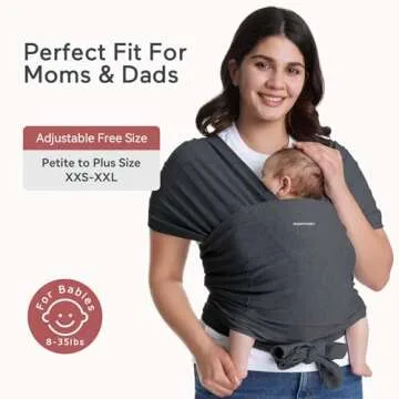 Momcozy Adjustable Baby Wrap Carrier for All Parents