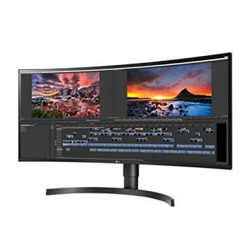 LG 34WN80C-B UltraWide Monitor 34” Curved IPS Display