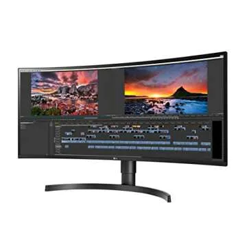 LG 34WN80C-B UltraWide Monitor 34” Curved IPS Display