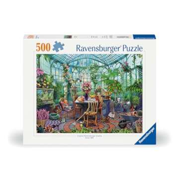 Ravensburger Greenhouse Mornings - 500 Piece Jigsaw Puzzle Made in Germany