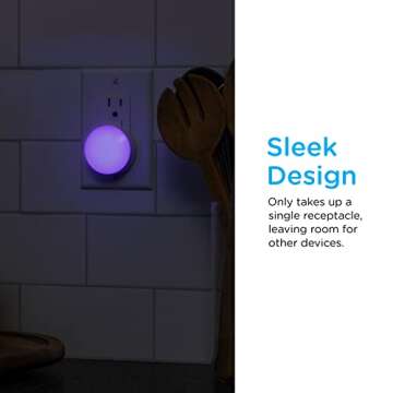 Color Changing Mini LED Night Light - 3 Modes & Compact Design