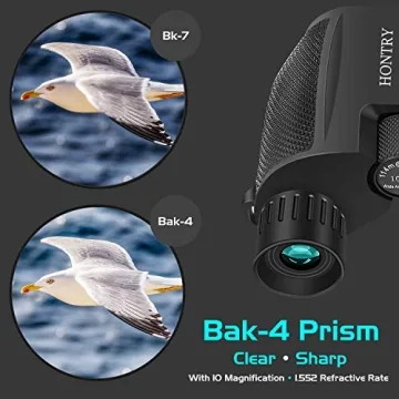 Hontry 10x25 Compact Binoculars for Outdoor Enthusiasts