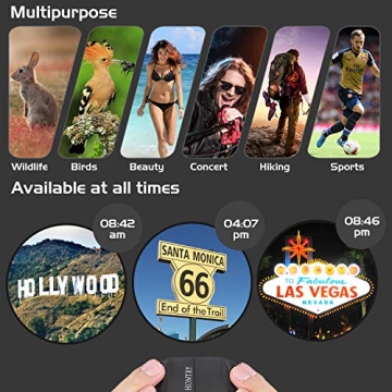 Hontry 10x25 Compact Binoculars for Outdoor Enthusiasts