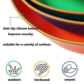 Juoe 5Pcs Stepping Stones - Safe Balance Play for Kids