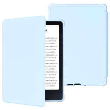 FUWANG Kindle Paperwhite Case with Auto Sleep/Wake - Blue